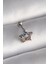 Bfs 316L Çelik Gümüş Renk Renkli Zirkon Taşlı Yıldız Model Tragus Piercing 1