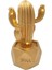 Bfs LED Işıklı Sevimli Kaktüs Dekoratif Masa Lambası Mini Biblo Gece Lambası-Gold 4
