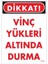 Vinç Uyarı Levhası 25X35 KOD:1304 1