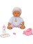 Bfs 1030141 Sesli Bebelou Tuvalet Zamanı Bebek Seti 32 cm -Sunman 3