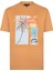 Erkek Taba Baskılı Pamuklu Tişört - Sunshine Paradise 1