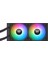 240MM LAS240-S CL-W461-PL12SW-A AM5-1851P Argb LED Göstergeli Sıvı Soğutmalı Işlemci Fanı 4