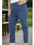 Boru Paça Ful Likralı Büyük Beden Jean Kot Pantolon 2