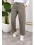 Beli Lastikli Keten Pantolon - Haki / A0104 1