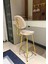 Yeni Dolce Bar Sandalyesi 65 cm Kırık Beyaz Gold.90 Cmden 99 Cm’e Kadar Olan Ada&masalara Uyumlu. 2
