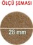 Yapışkanlı Yuvarlak Keçe Masa Sandalye Parke Zemin Ayak Koruyucu Kaydırmaz Keçesi 28 mm (28'li Paket) 2