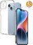 iPhone 14 Şeffaf Silikon Kılıfı + Cam Ekran Koruyucu (1 CAM 1 KILIF) 1