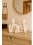 Soyut Aile Heykeli Seti – El Yapımı Modern Biblo | 2, 3, 4 Çocuklu Aile Figürleri | Minimalist Dekoratif Aksesuar 2