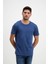 Lacivert Erkek Basic T-Shirt 1