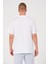 Erkek %100 Pamuk Oversize Tişört Basic Bisiklet Yaka Kısa Kollu T-Shirt 4