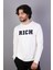 Rich Erkek Baskılı Sweatshirt 3