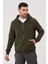 Unisex Fermuarlı Kanguru Cep 3 Iplik Sweatshirt Içi Polar 1
