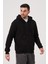 Unisex Fermuarlı Kanguru Cep 3 Iplik Sweatshirt Içi Polar 1