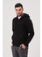 Unisex Fermuarlı Kanguru Cep 3 Iplik Sweatshirt Içi Polar 3