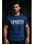 Erkek Lacivet Basic T-Shirt Baskılı Slim Fit %100 Pamuk Tişört 1
