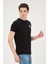 Erkek Yıkamalı Basic T-Shirt Tişört %100 Pamuk Tişört 4