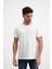 Ekru Erkek Yıkamalı Basic T-Shirt 3