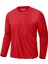 Erkek Kırmızı Basic Uzun Kollu Tişört Sporcu Body T-Shirt 1