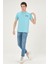 Erkek Yıkamalı Basic T-Shirt Tişört %100 Pamuk Tişört 2