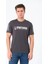Erkek Bisiklet Yaka Basic Baskılı T-Şhirt 3