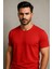 Erkek %100 Pamuk Slim Fit Sporcu Tişört Basic Bisiklet Yaka Kısa Kollu T-Shirt 3