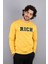 Hardal Erkek Baskılı Sweatshirt 1