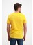 Sarı Erkek Yıkamalı Basic T-Shirt 4