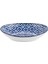 Rêve Bleu Tuyau Oval Tabak - Mavi - 19,5x16,5 Cm 2