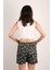 Kadın Desenli Kısa Şort 2