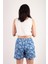Kadın Desenli Kısa Şort 2