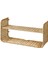 Fryksås Duvar Rafı 60 x 20 cm Çelik Iskelet Vida ile Duvara Monte Edilebilir Rattan 1