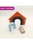 Ahşap Montessori Ev Yapbozu | El Yapımı 5 Parça Puzzle | Yaratıcılık ve Problem Çözme Becerisi Için Eğitici Oyuncak | 1 Yaş+ Için Ideal 6