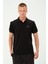 Erkek Polo Yaka Tişört Rahat Kesim Baskılı T-Shirt 1