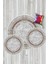 Gri-Kahve kaymaz Taban 3lü Takım Banyo Paspası B1215 3