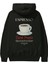 Espresso Kokteyl Arka Baskılı Hoodie Oversize Kapüşonlu Sweatshirt Erkek Kadın 2