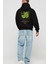 Lime Kokteyl Arka Baskılı Hoodie Oversize Kapüşonlu Sweatshirt Erkek Kadın 4