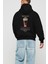 Mocha Kokteyl Arka Baskılı Hoodie Oversize Kapüşonlu Sweatshirt Erkek Kadın 3