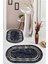 Lacivert kaymaz Taban oval Banyo Paspas Takım BB-113 1