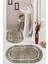 Multi kaymaz Taban Retro Oval Banyo Paspas Takım BB-120 1