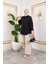 Beli Lastikli Salaş Ayrobin Pantolon - Vizon / A0103 3