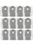 Roborock S8 Maxv Ultra/s8 Max Sweeper Aksesuarları Için 12 Pcs Toz Torbaları Toz Torbaları Uzun Süre Dayanmak ve Iyi Çalışmak Için Yapılmış (Yurt Dışından) 2