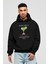 Margarita Kokteyl Ön Baskılı Hoodie Oversize Kapüşonlu Sweatshirt Erkek Kadın 1
