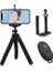 Uzaktan Kumandalı Mini Telefon Tutucu Tripod Ahtapot Siyah 3