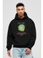 Gin Tonic Kokteyl Ön Baskılı Hoodie Oversize Kapüşonlu Sweatshirt Erkek Kadın 1