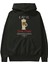 Latte Kokteyl Ön Baskılı Hoodie Oversize Kapüşonlu Sweatshirt Erkek Kadın 2