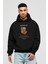 Negroni Kokteyl Ön Baskılı Hoodie Oversize Kapüşonlu Sweatshirt Erkek Kadın 1