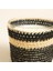 Boho Black&white Tığ Işi Kokulu Mum 12X13 cm Siyah 2