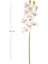 Yapay Orkide Gerçek Dokunuş Beyaz-Sarı 75 Cm. 3