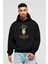 Pina Colada Kokteyl Ön Baskılı Hoodie Oversize Kapüşonlu Sweatshirt Erkek Kadın 1
