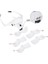 5 Lens 1.0x3.5x, 2led Işıklı ile Ayarlanabilir Gözlük BÜYÜTEÇ9892B2 3
